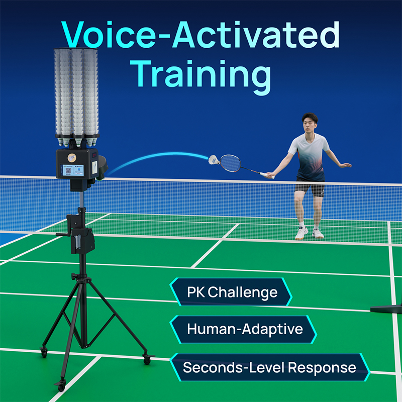 جهاز B7 Pro Voice وAPP وWeChat Mini للتحكم في البرامج والذكاء الاصطناعي لرياضة الريشة الطائرة
